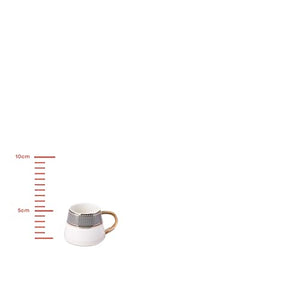 Karaca Globe Turkish Coffee Cups,90 ml Mocha Cups Set for 6 People, 12 Pieces, 6 x Espresso Cups and 6 x Saucers, Mocha Cups, Espresso Cups Set Made of Porcelain, Coffee Cups with Saucer Espresso Set